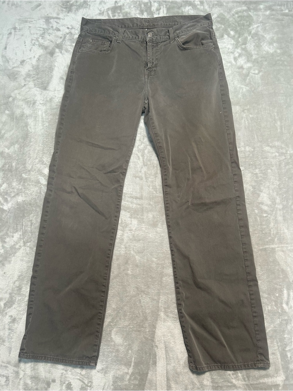7 For All Mankind Austyn Relaxed Straight Jeans Men’s 34 Gray